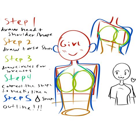 boobs drawing|How To Draw Breasts Easily